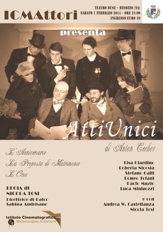 Domenica prossima (1 febbraio 2014) al Teatro Duse di Besozzo!