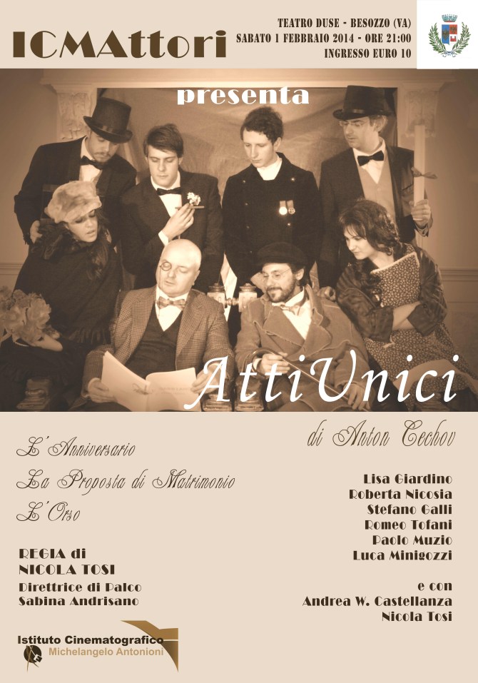 Domenica prossima (1 febbraio 2014) al Teatro Duse di Besozzo!