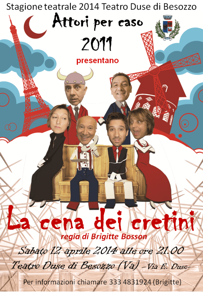 Sabato 12 aprile 2014, al Teatro Duse di Besozzo!